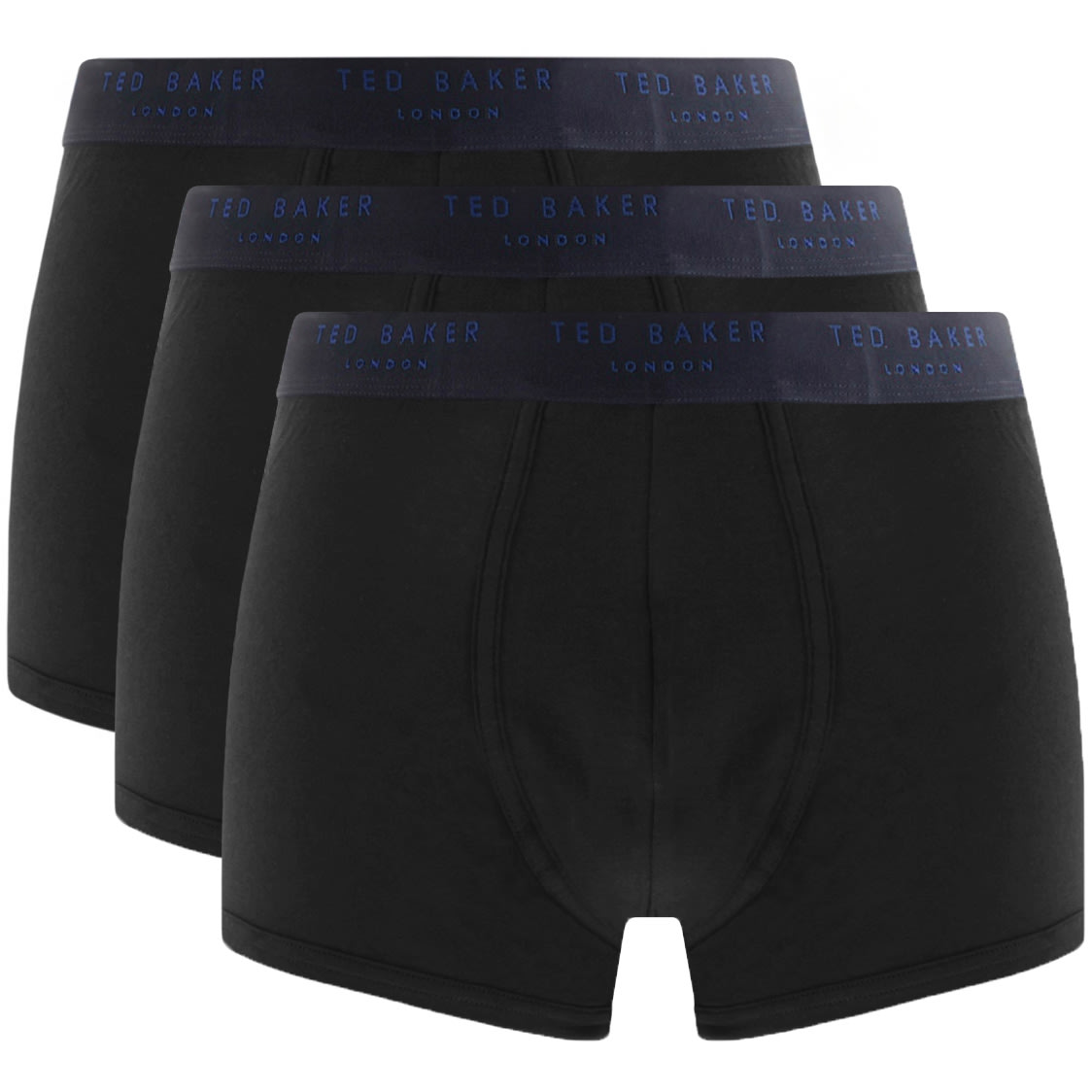 Alternative Image for ProductTed Baker Underwear Triple Pack Boxer Trunks Black1